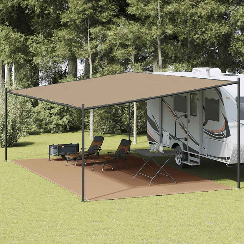 Tappeto da Tenda Tortora 400x700 cm HDPE