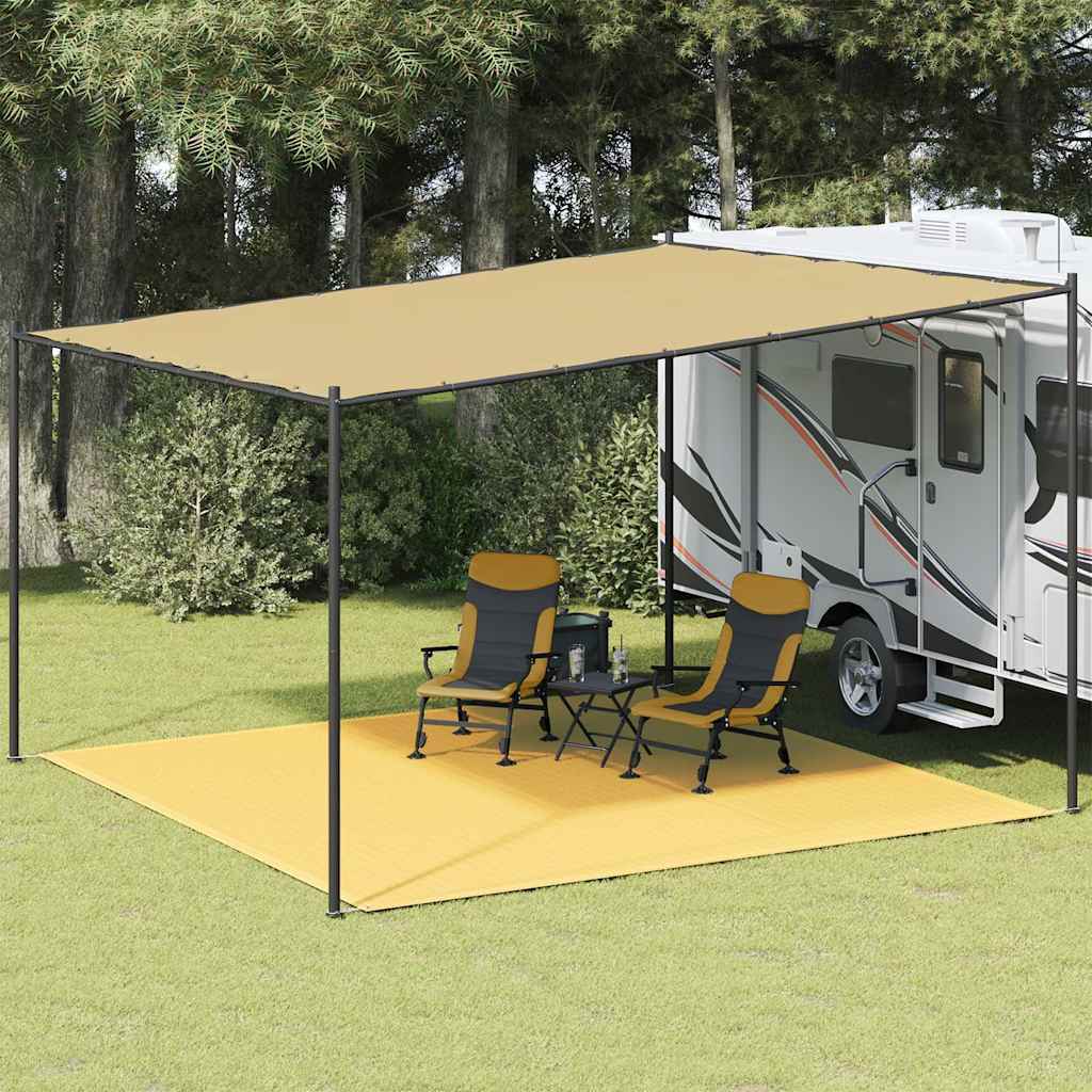 Tappeto da Tenda 400x400 cm Beige