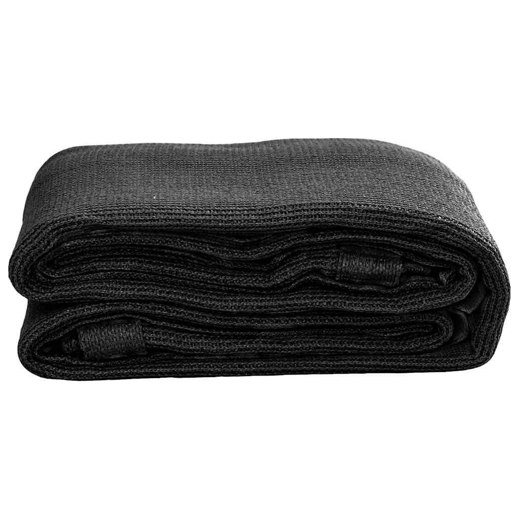 Tappeto da Tenda 250x450 cm Nero