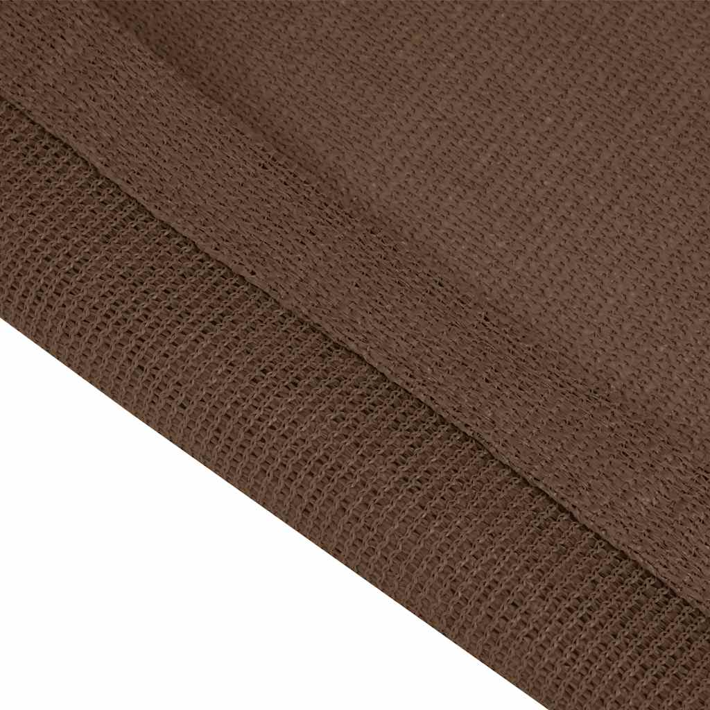 Tappeto da Tenda 250x250 cm Marrone