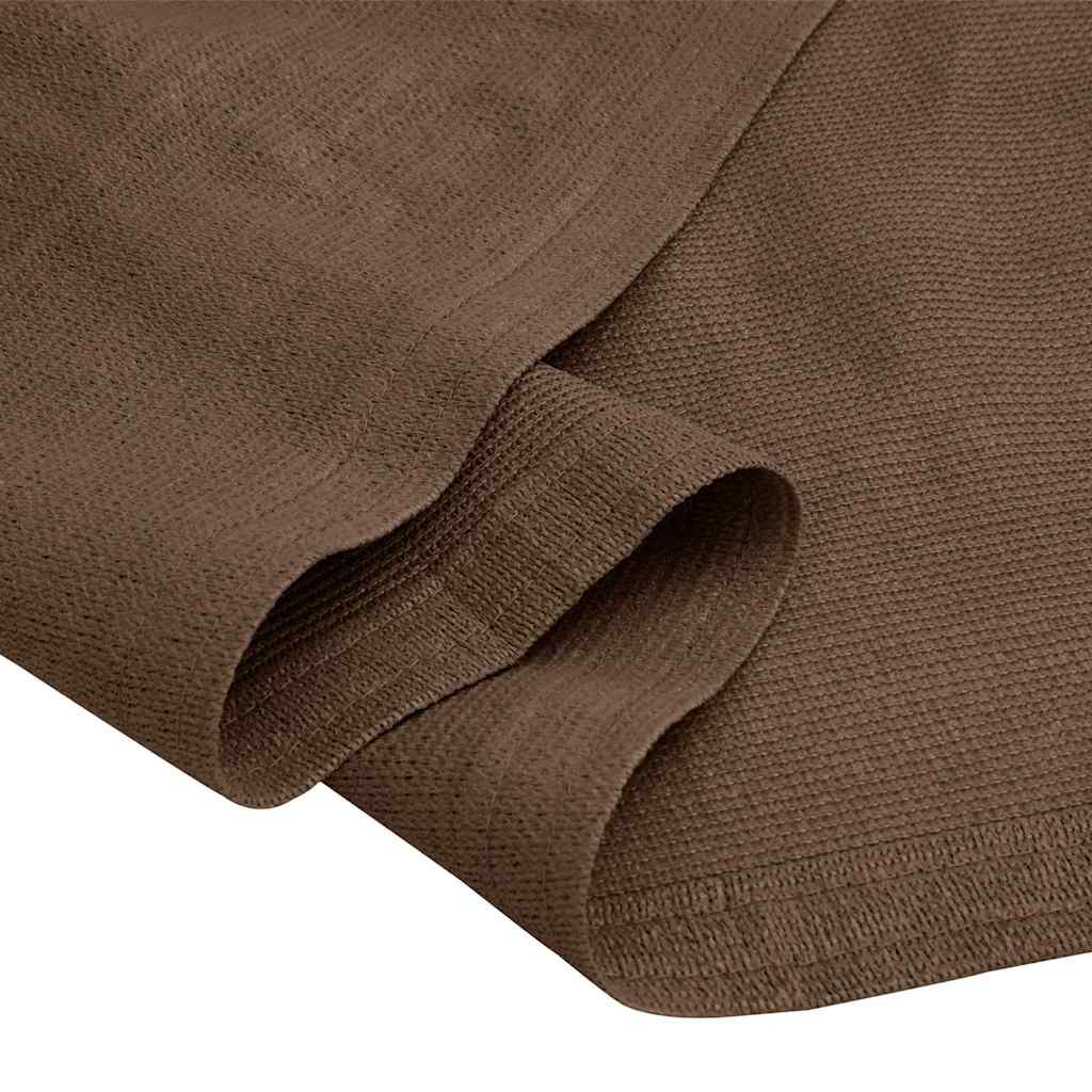 Tappeto da Tenda 250x250 cm Marrone