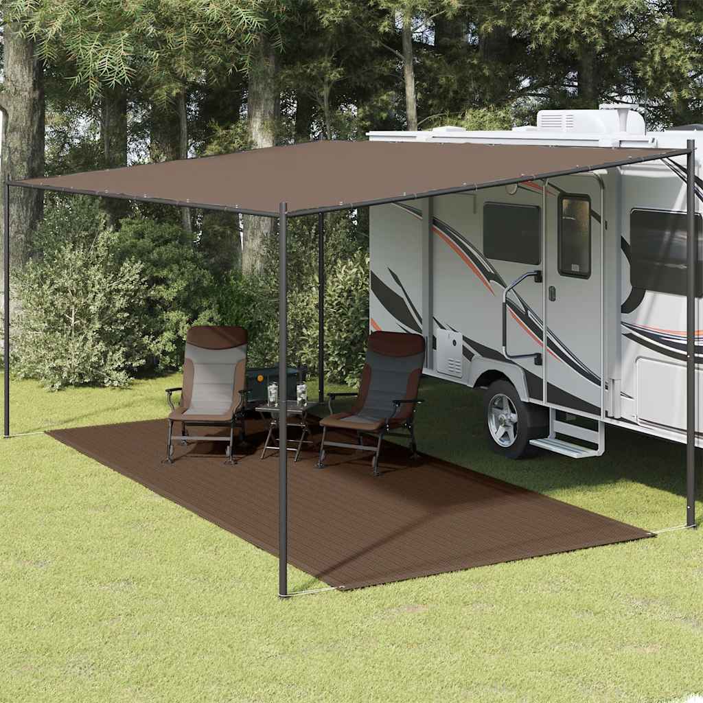 Tappeto da Tenda 250x550 cm Marrone
