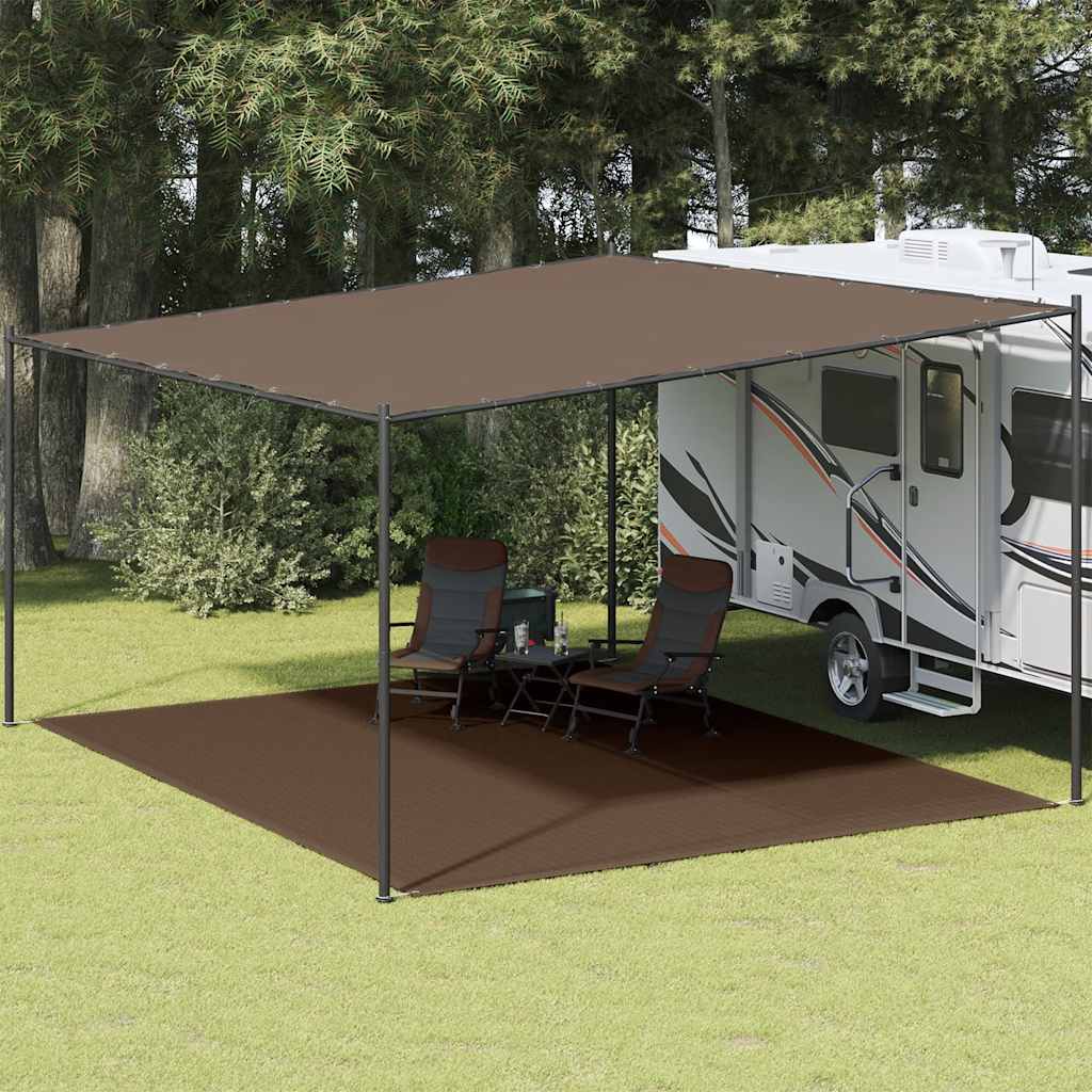 Tappeto da Tenda 400x500 cm Marrone