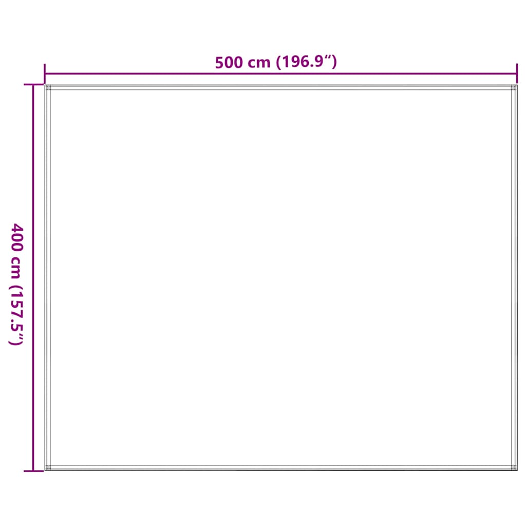 Tappeto da Tenda 400x500 cm Marrone