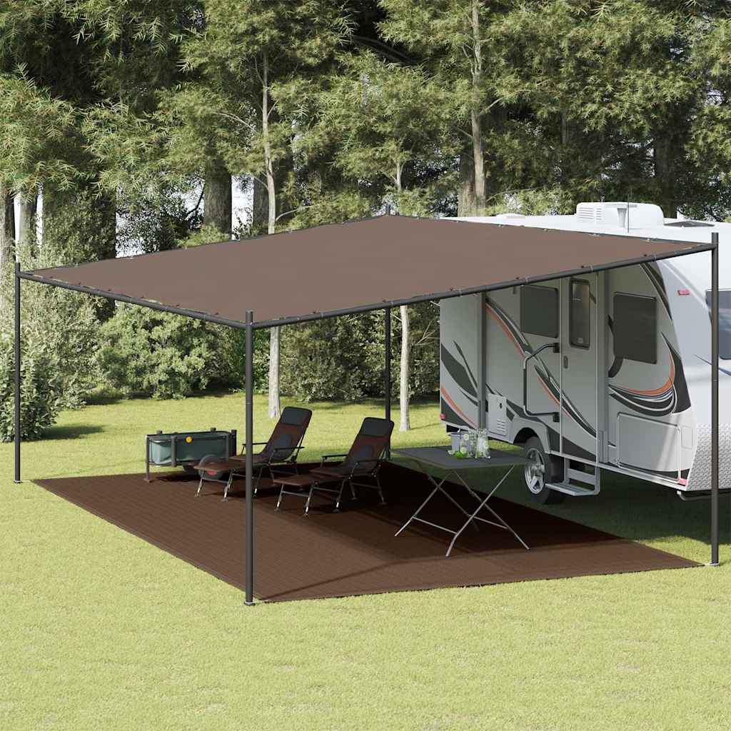 Tappeto da Tenda 400x600 cm Marrone
