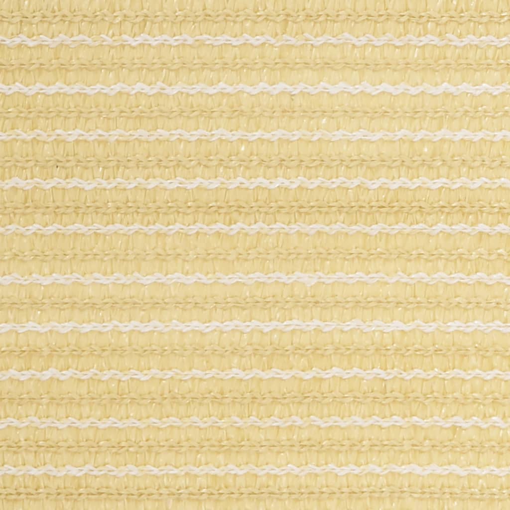 Paravento da Balcone Beige 75x400 cm in HDPE