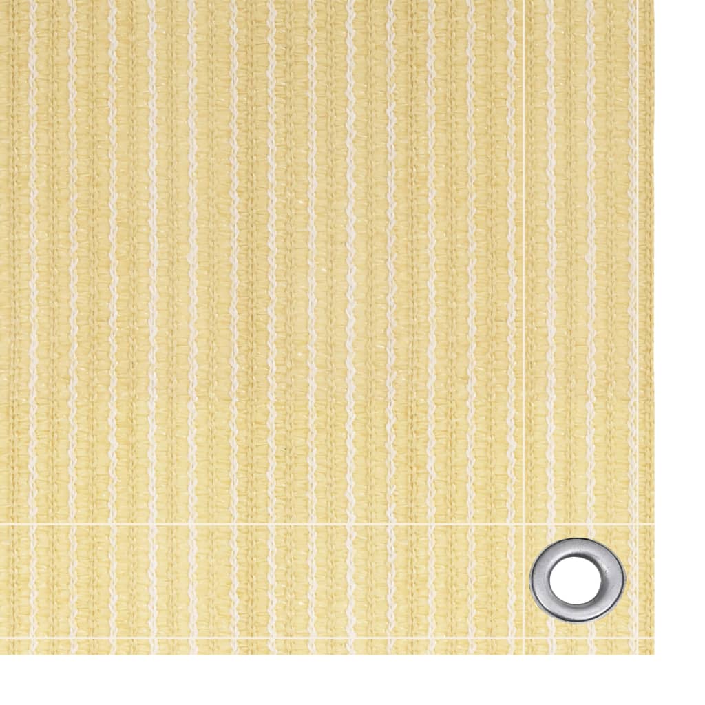Schermo Frangivista per Balcone Beige 75x600 cm in HDPE