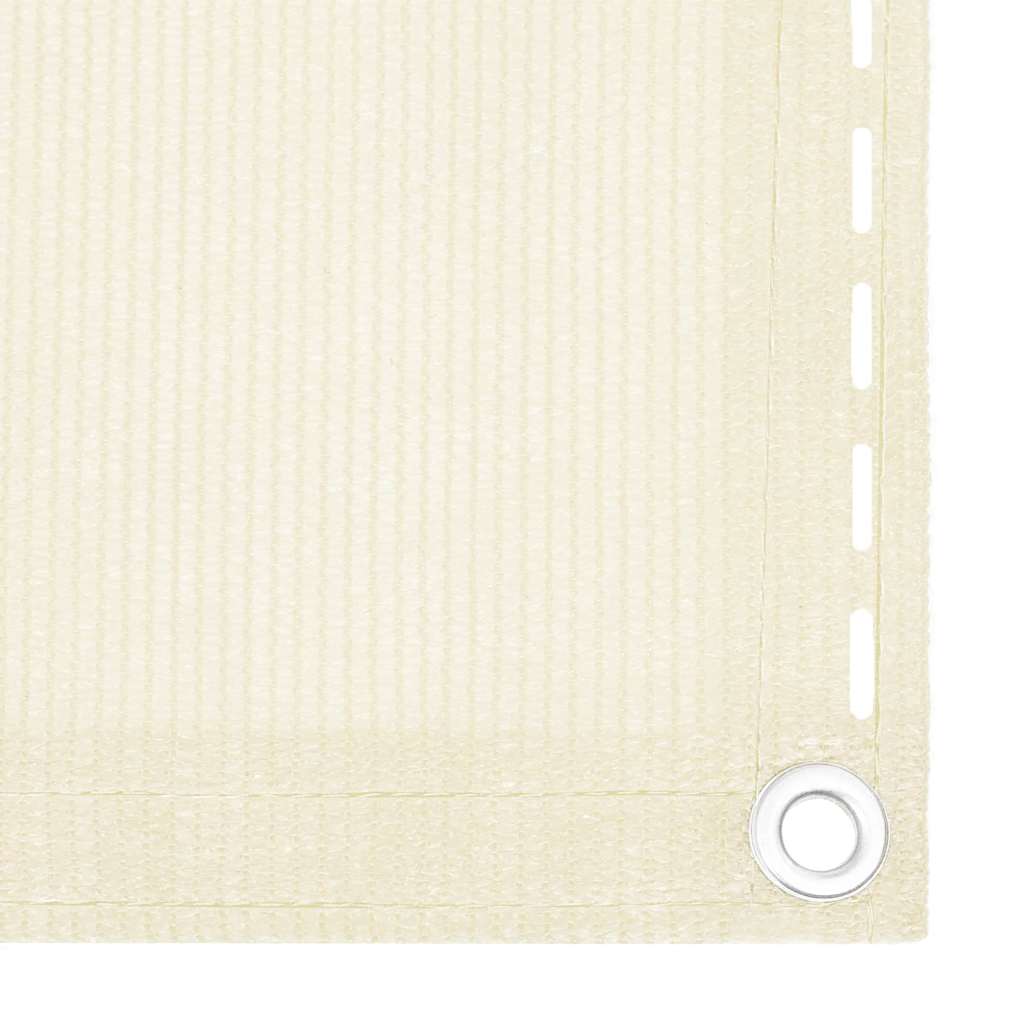 Schermo Frangivista per Balcone Crema 90x300 cm in HDPE