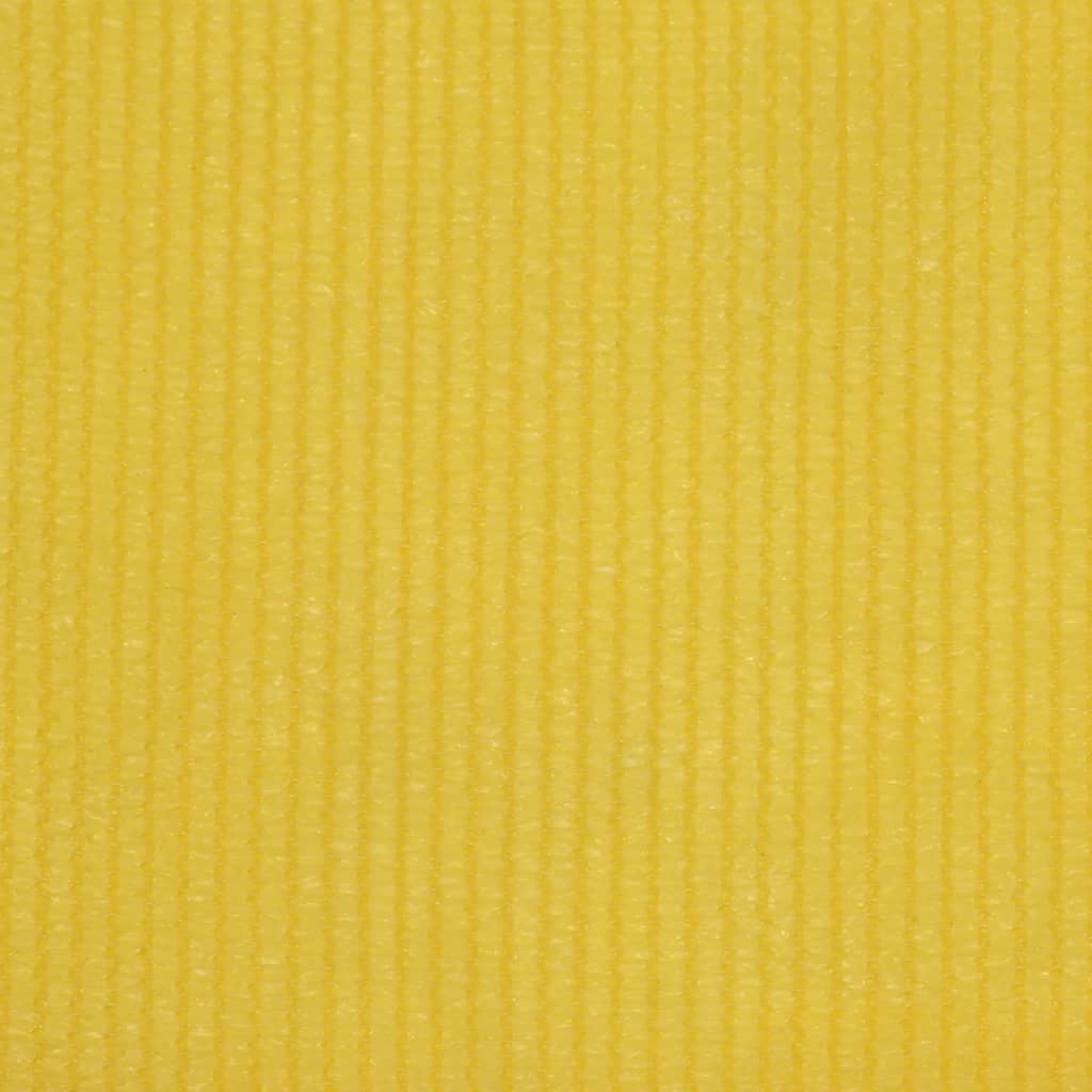 Schermo Frangivista per Balcone Giallo 75x500 cm in HDPE