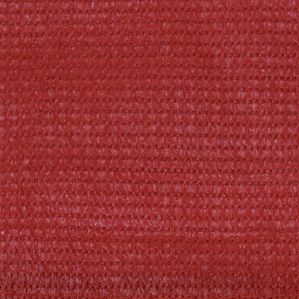 Paravento da Balcone Rosso 120x600 cm in HDPE