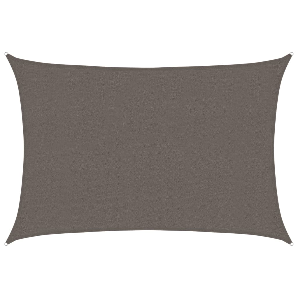 Vela Parasole 160 g/m² Antracite 2,5x4 m in HDPE
