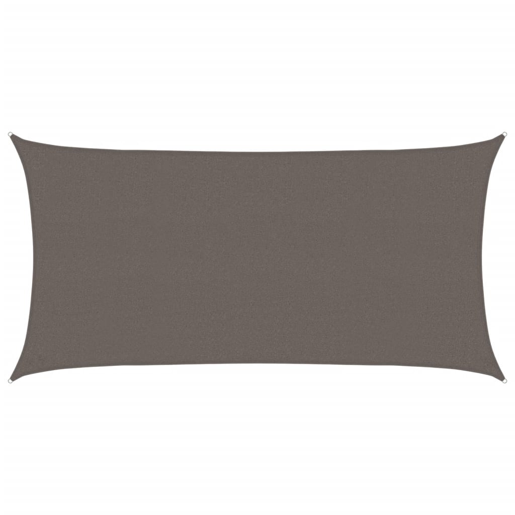 Vela Parasole 160 g/m² Antracite 2,5x4,5 m in HDPE