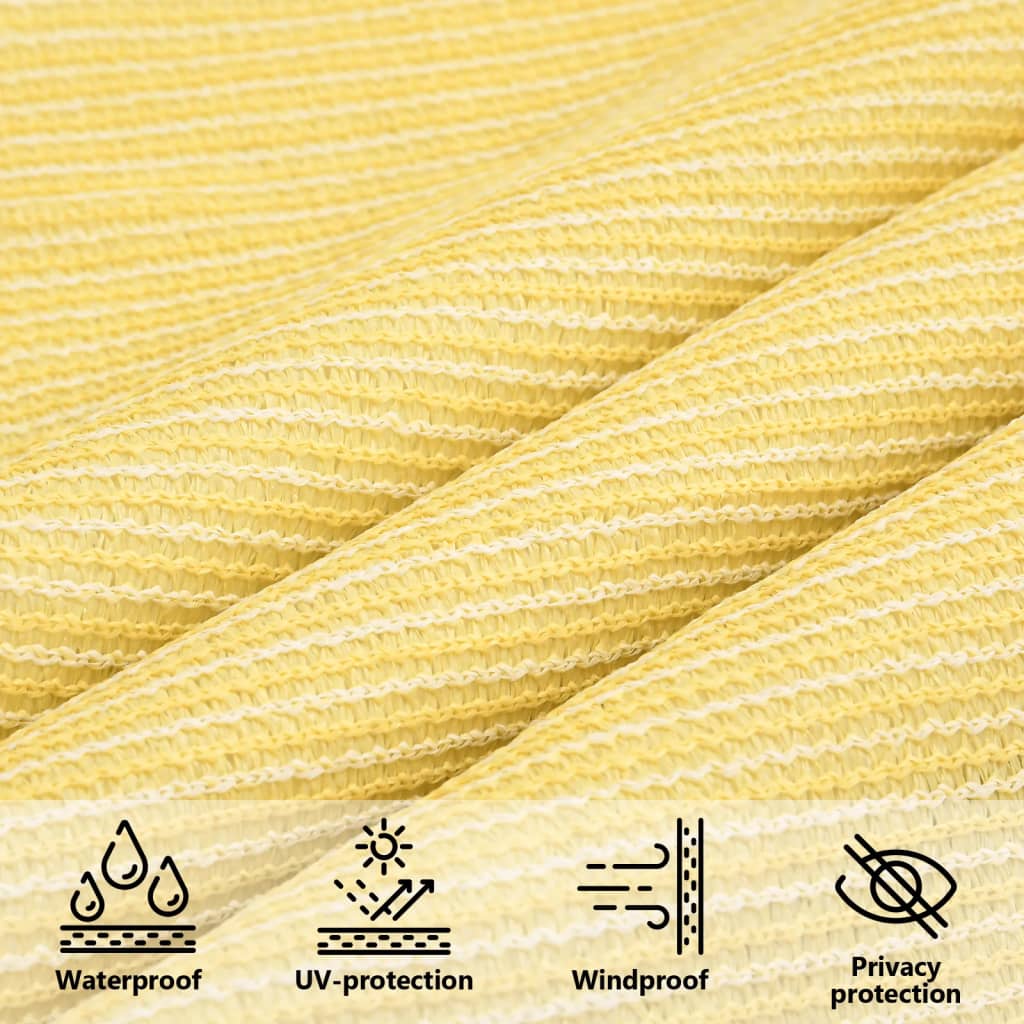 Vela Parasole 160 g/m² Beige 4x4x4 m in HDPE