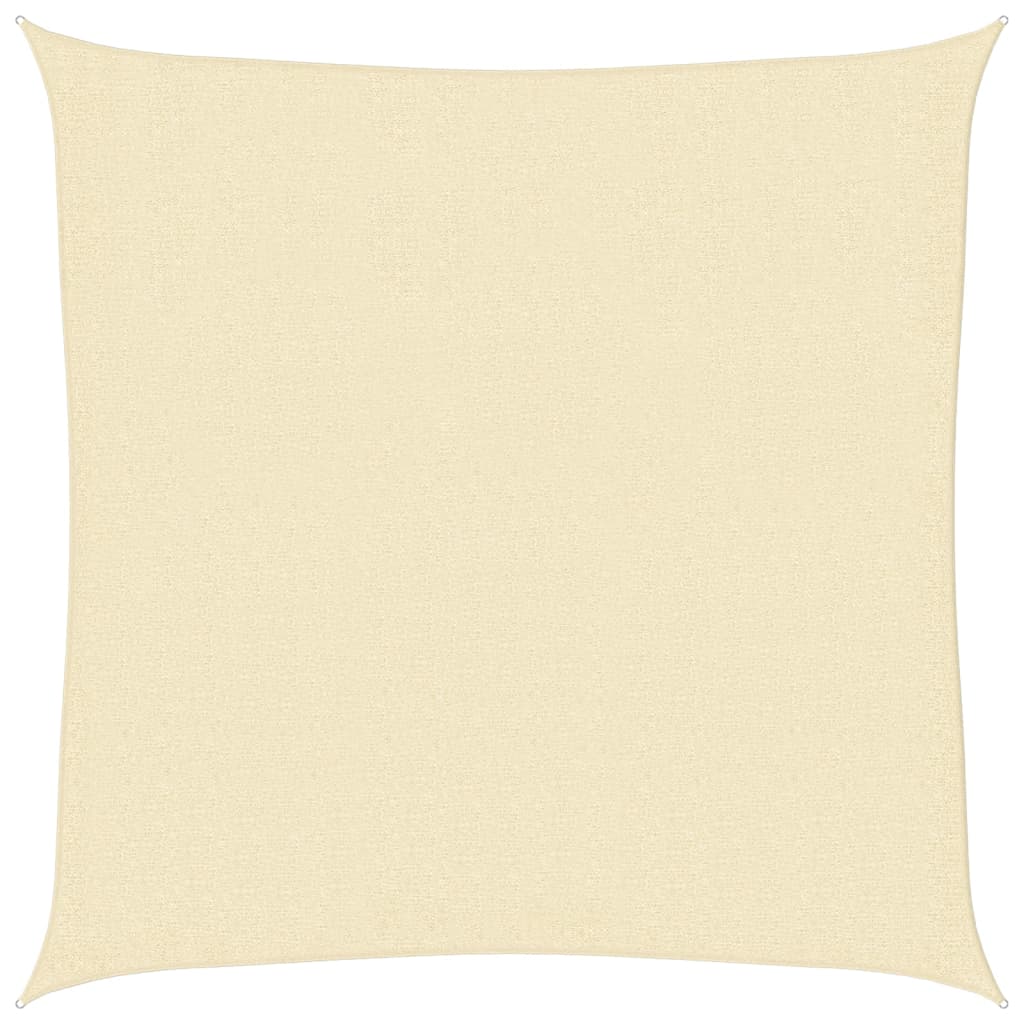 Vela Parasole 160 g/m² Crema 2,5x2,5 m in HDPE