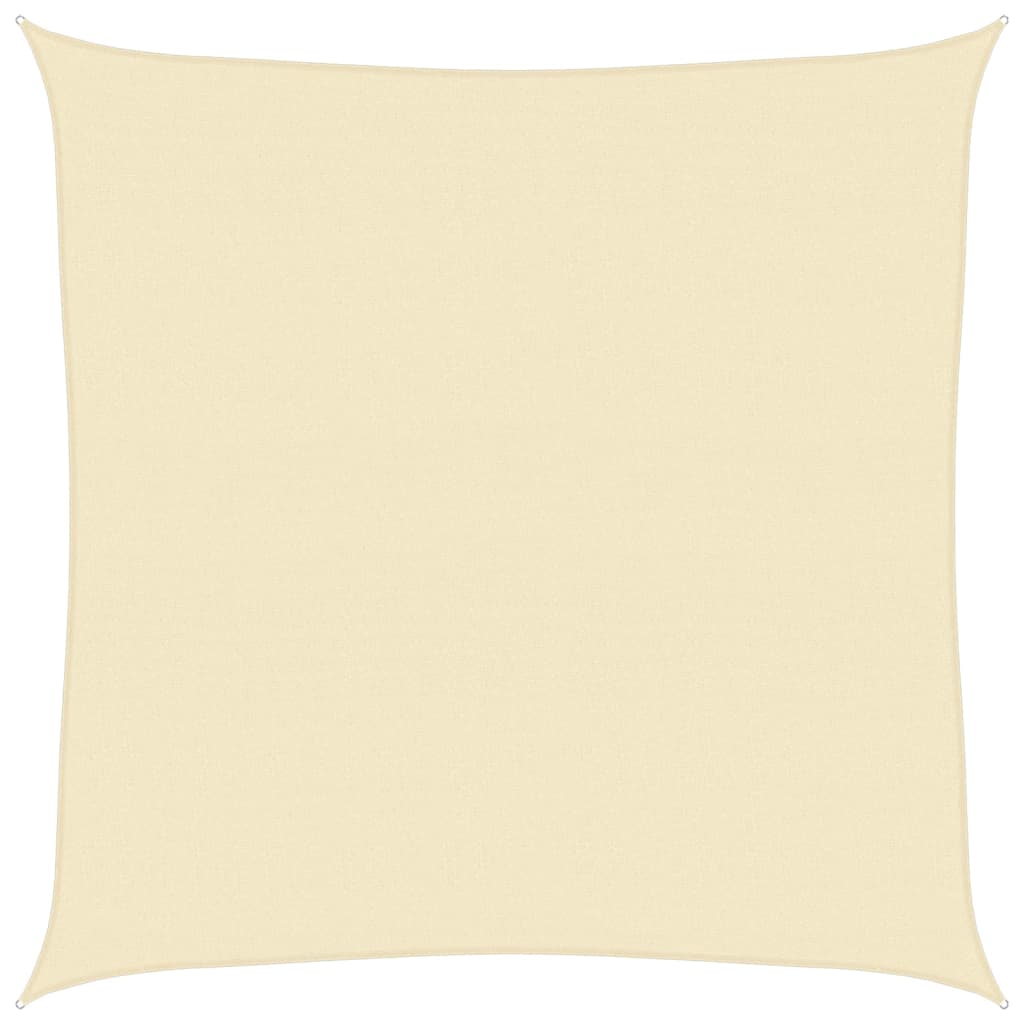 Vela Parasole 160 g/m² Crema 5x5 m in HDPE