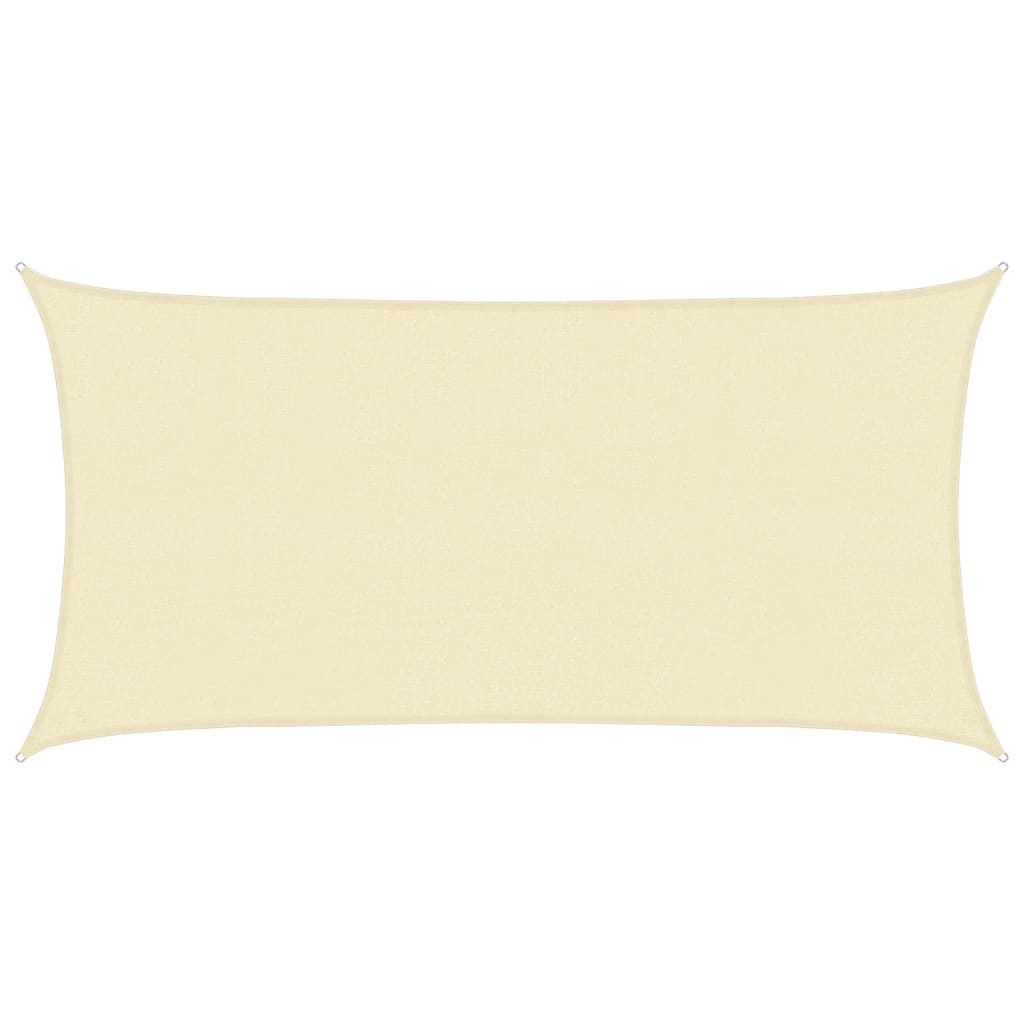 Vela Parasole 160 g/m² Crema 2,5x4,5 m in HDPE