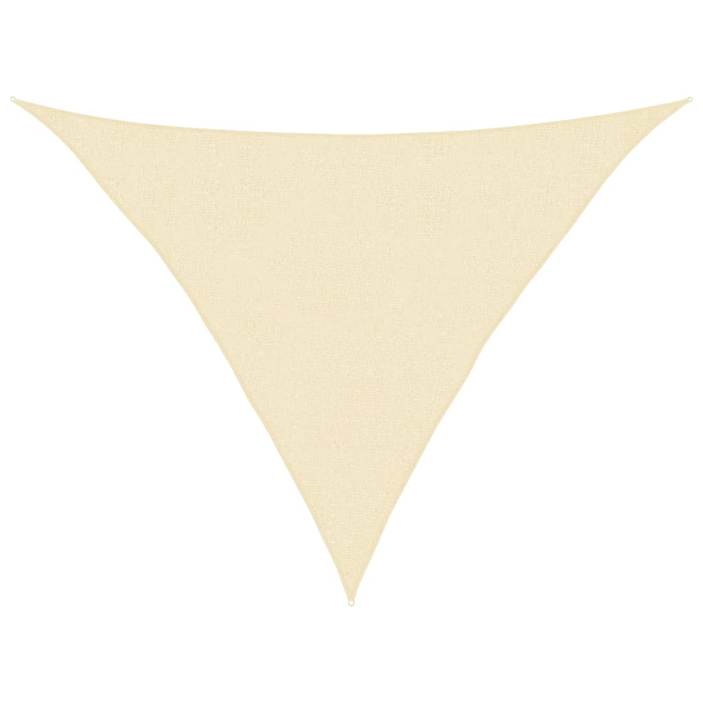 Vela Parasole 160 g/m² Crema 2,5x2,5x3,5 m in HDPE