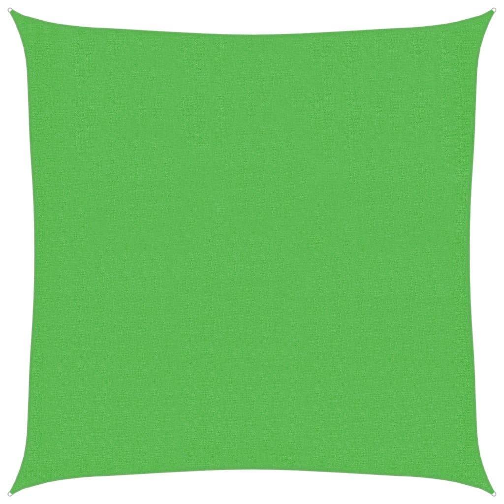Vela Parasole 160 g/m² Verde Chiaro 2x2 m in HDPE