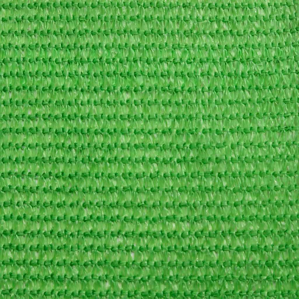 Vela Parasole 160 g/m² Verde Chiaro 2,5x2,5 m in HDPE