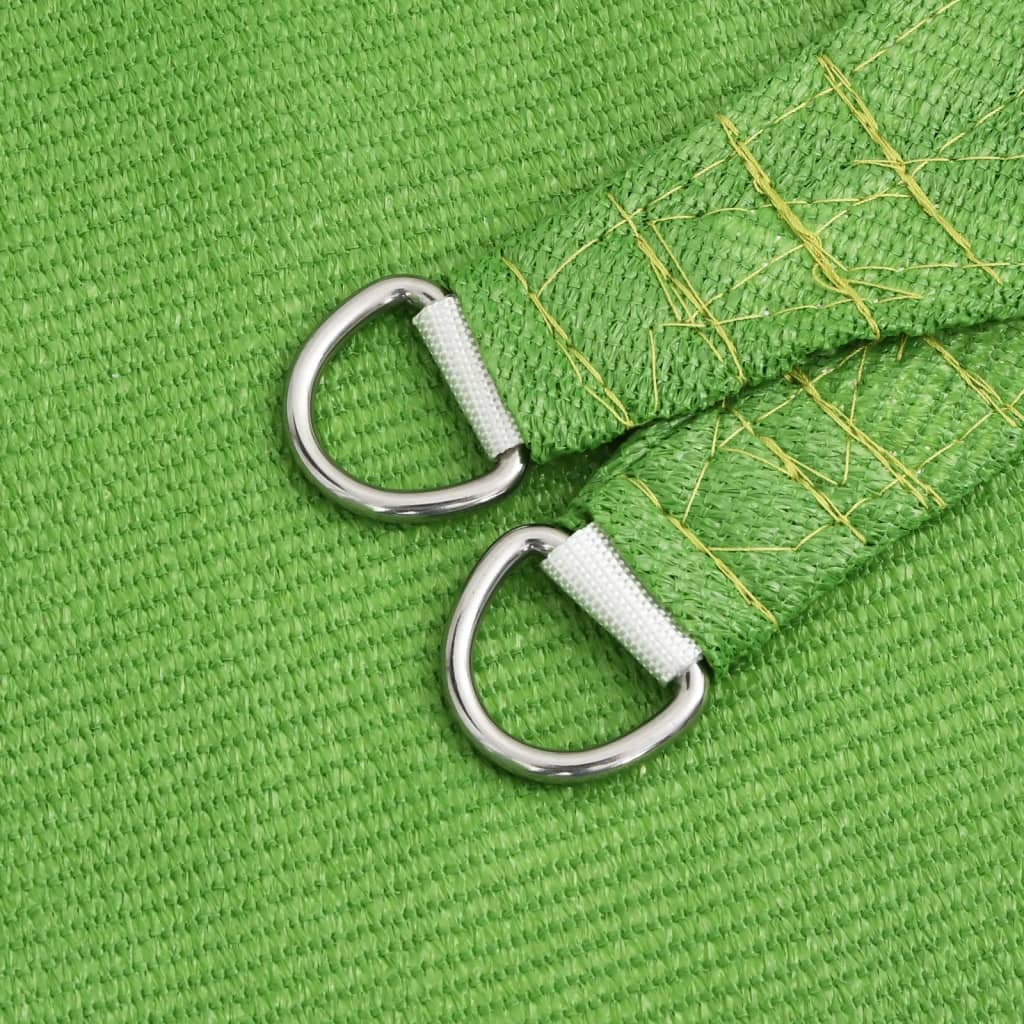 Vela Parasole 160 g/m² Verde Chiaro 6x6 m in HDPE