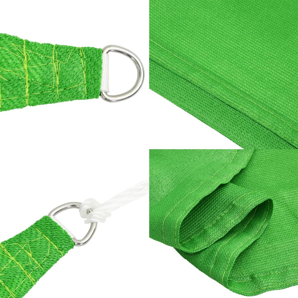 Vela Parasole 160 g/m² Verde Chiaro 6x6 m in HDPE