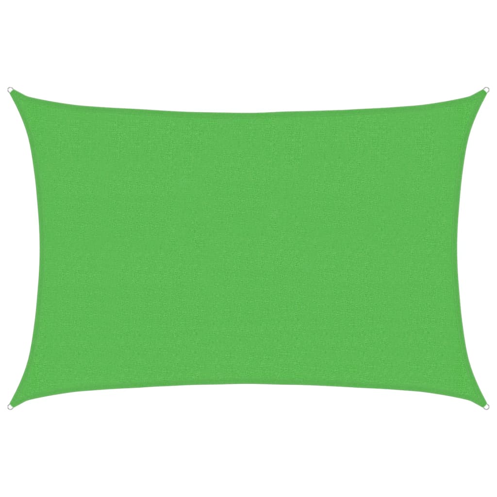 Vela Parasole 160 g/m² Verde Chiaro 2,5x4 m in HDPE