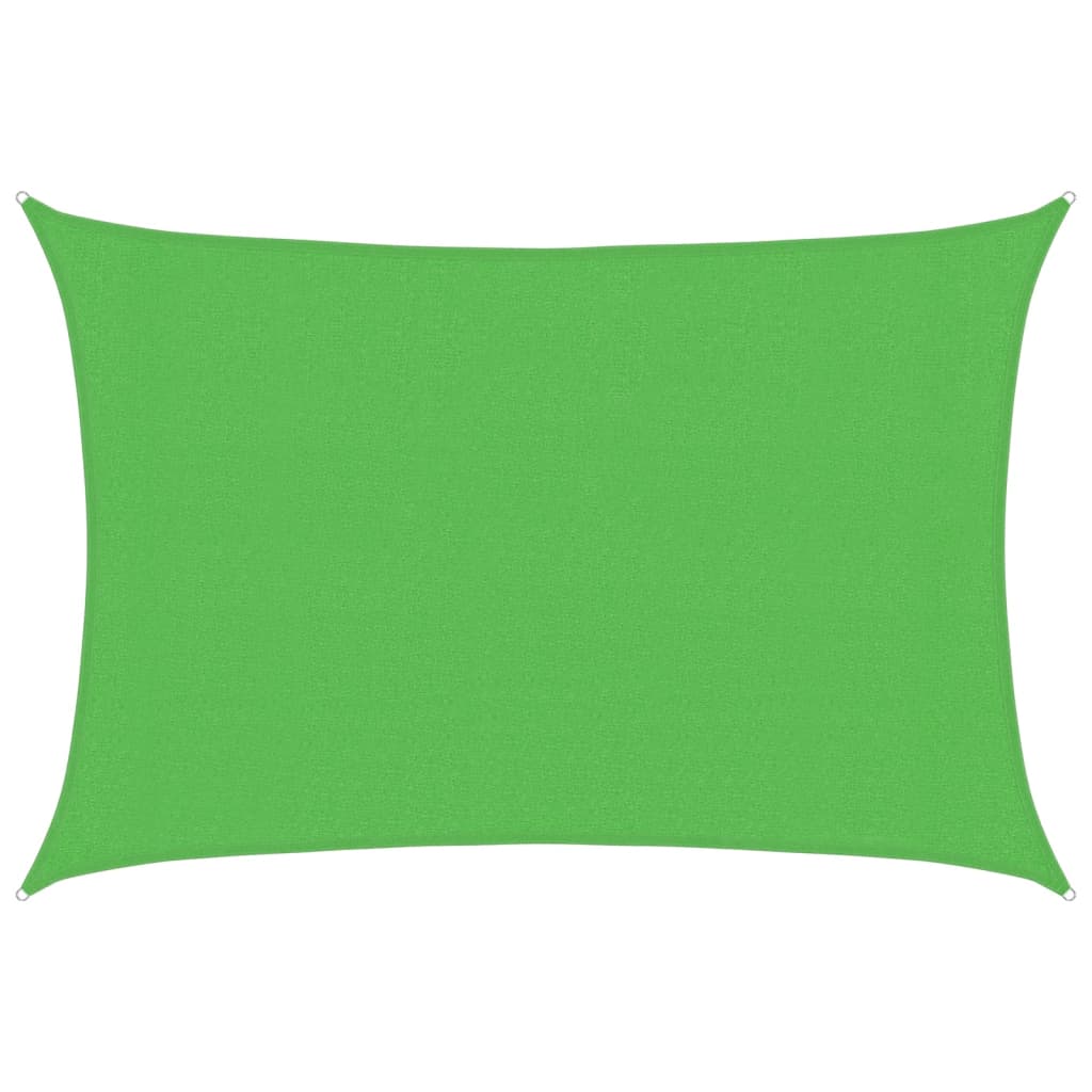 Vela Parasole 160 g/m² Verde Chiaro 3x4,5 m in HDPE