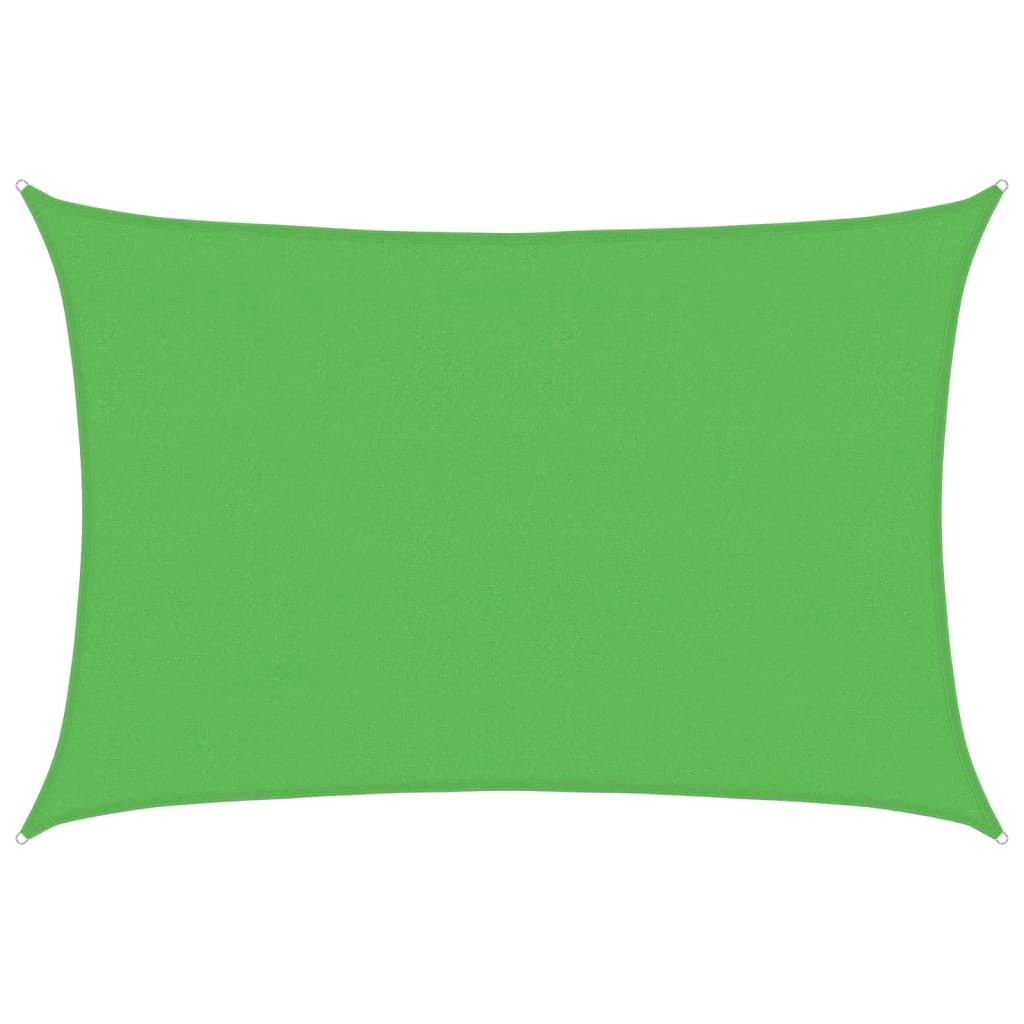 Vela Parasole 160 g/m² Verde Chiaro 4x6 m in HDPE