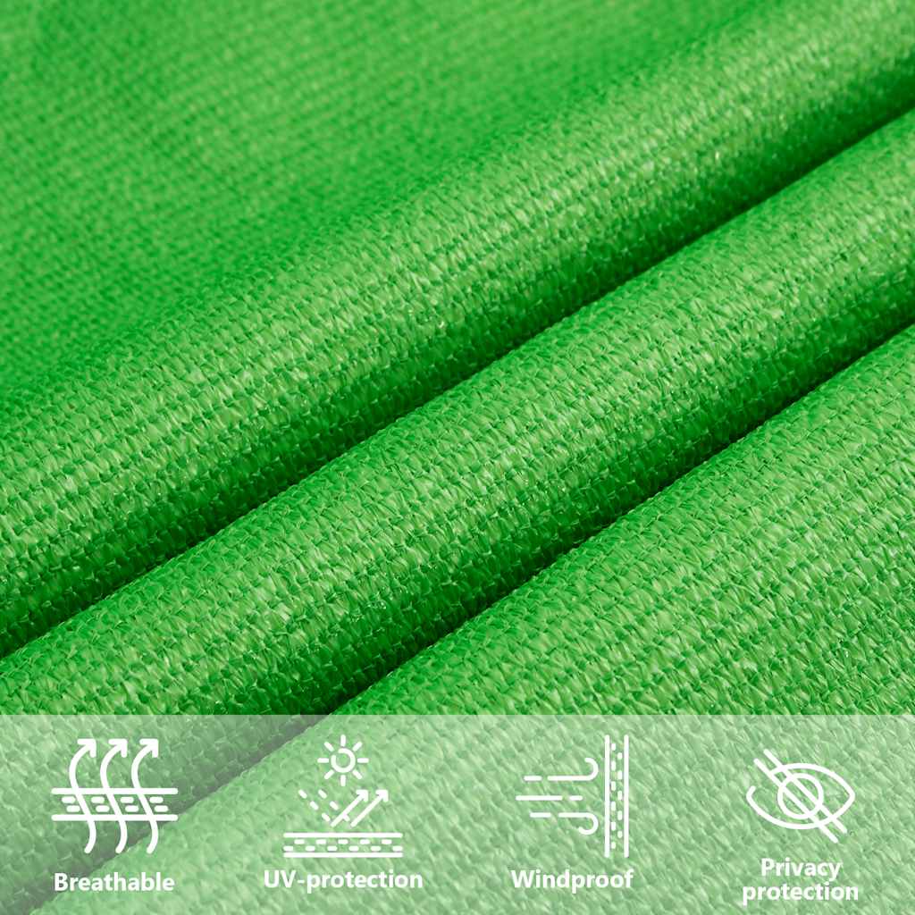 Vela Parasole 160 g/m² Verde Chiaro 5x8 m in HDPE