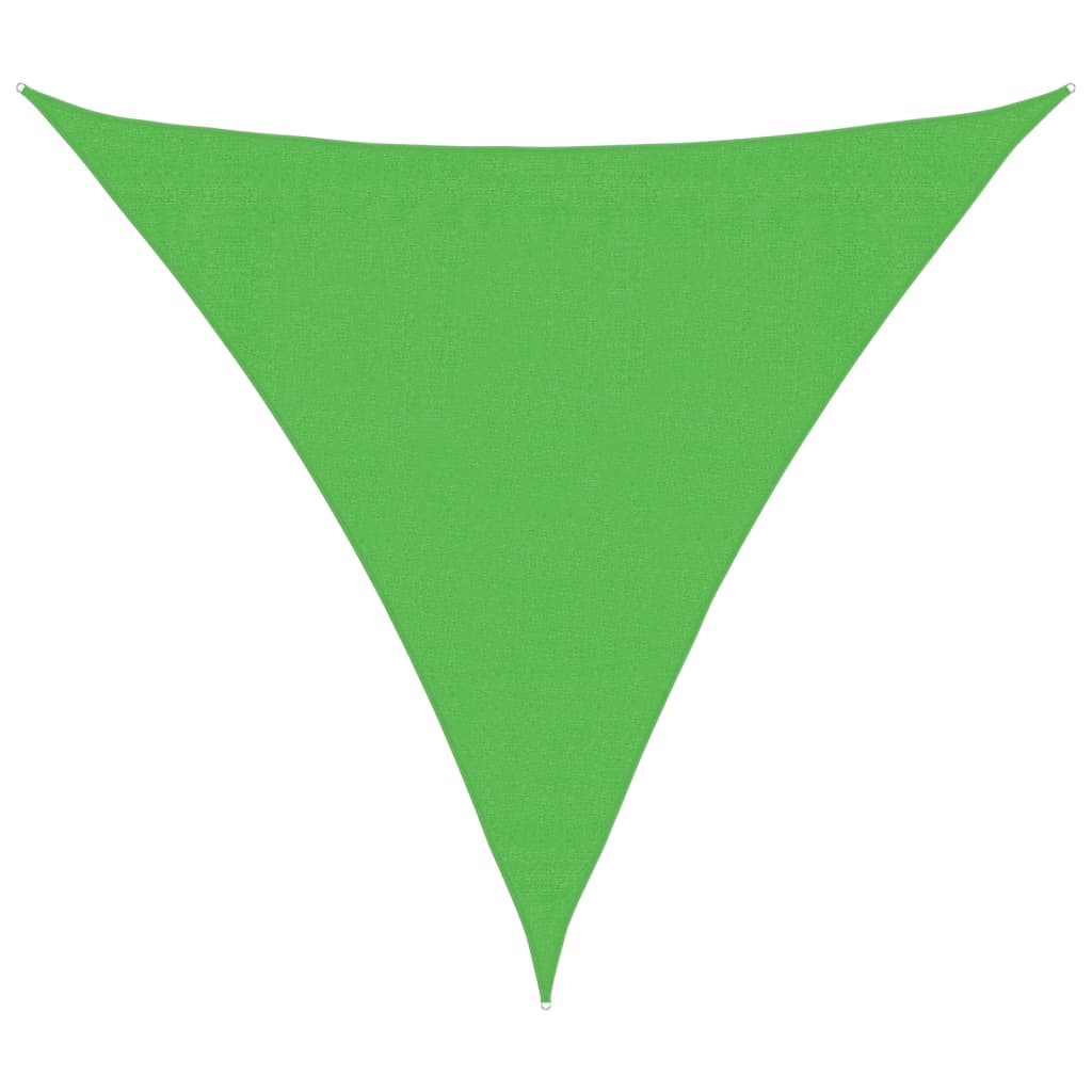 Vela Parasole 160 g/m² Verde Chiaro 3x3x3 m in HDPE