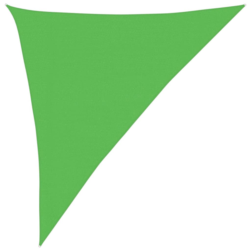 Vela Parasole 160 g/m² Verde Chiaro 3x4x5 m in HDPE