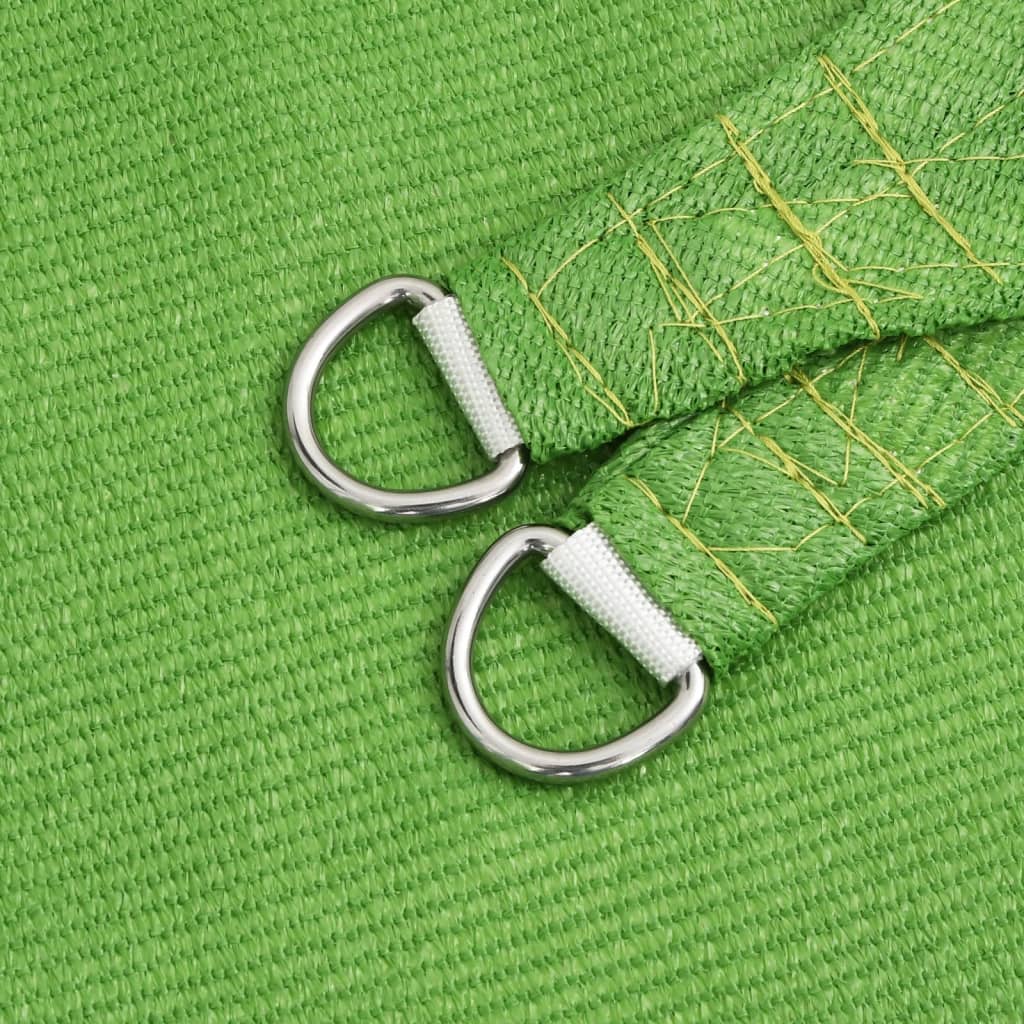Vela Parasole 160 g/m² Verde Chiaro 3x4x5 m in HDPE