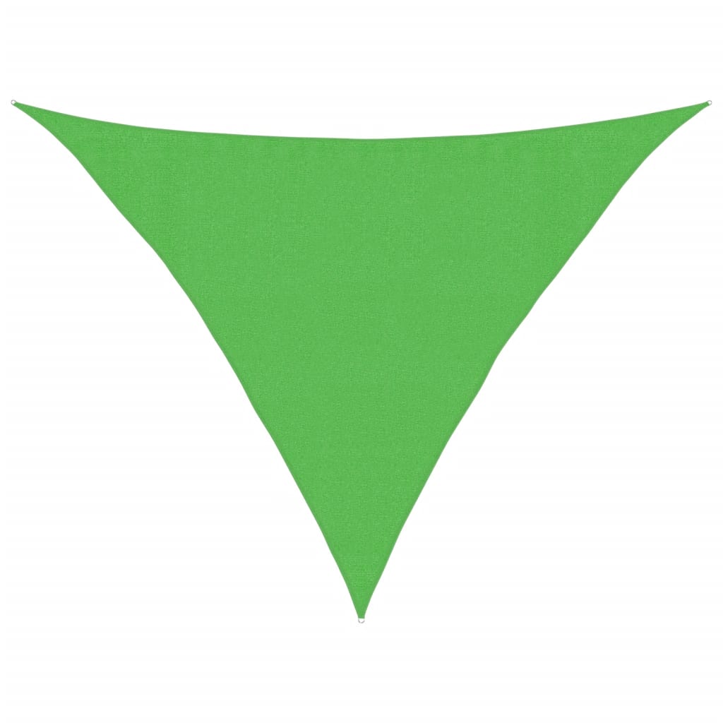 Vela Parasole 160 g/m² Verde Chiaro 3,5x3,5x4,9 m in HDPE