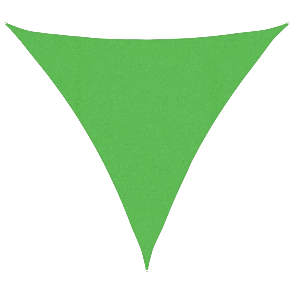Vela Parasole 160 g/m² Verde Chiaro 4x4x4 m in HDPE