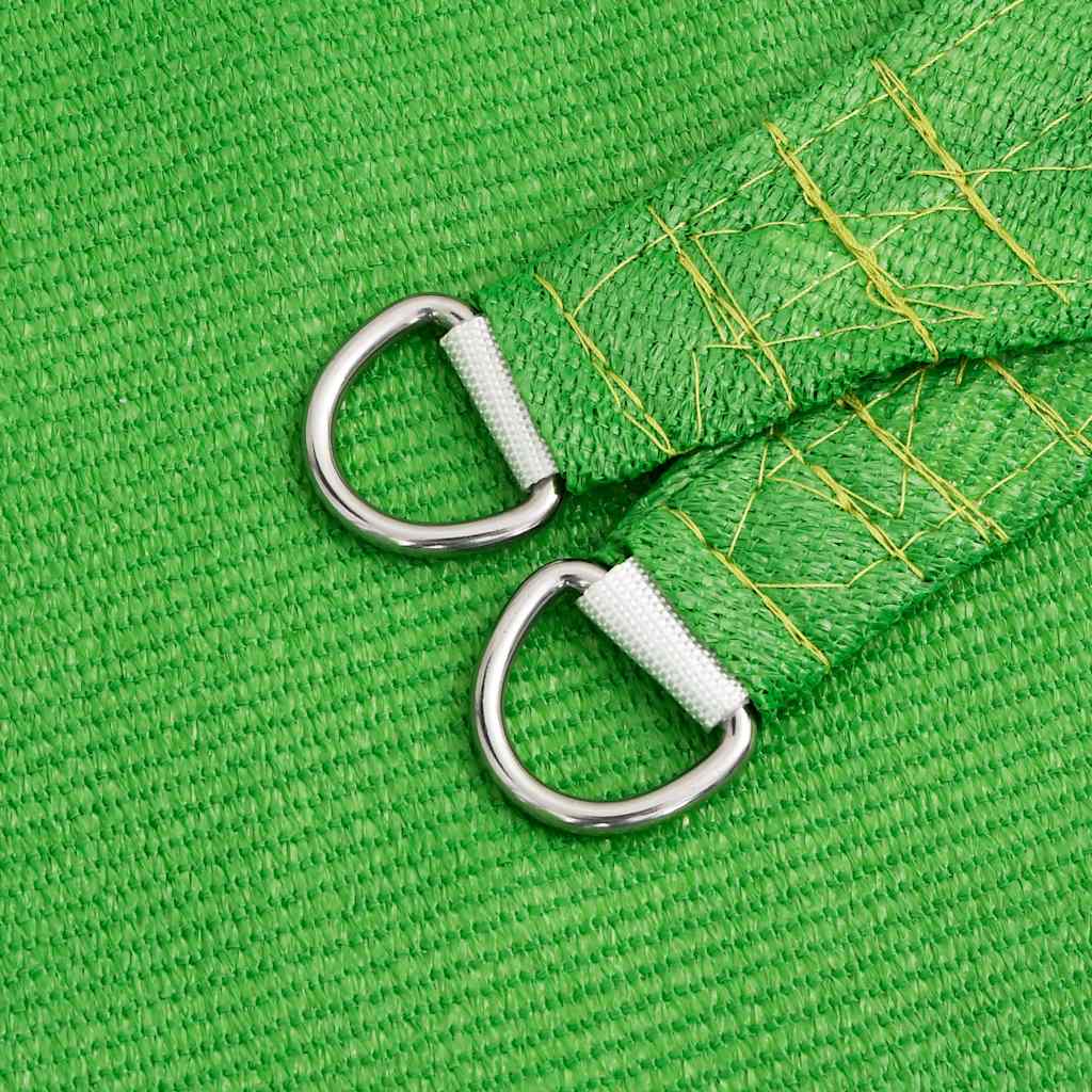 Vela Parasole 160 g/m² Verde Chiaro 4x4x4 m in HDPE