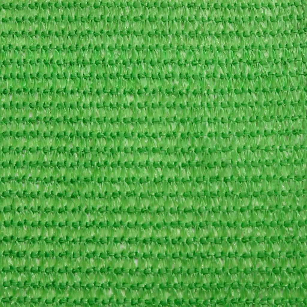 Vela Parasole 160 g/m² Verde Chiaro 4x4x4 m in HDPE