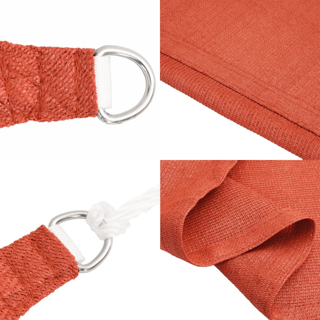 Vela Parasole 160 g/m² Terracotta 4x6 m in HDPE