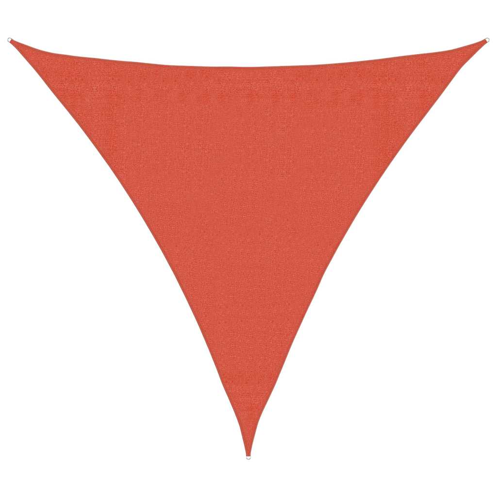 Vela Parasole 160 g/m² Terracotta 3x3x3 m in HDPE