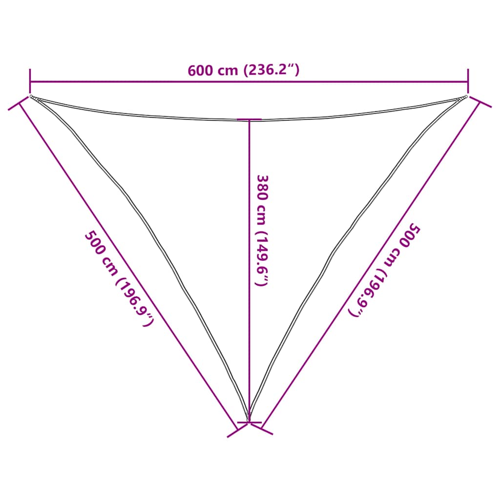 Vela Parasole 160 g/m² Terracotta 5x5x6 m in HDPE