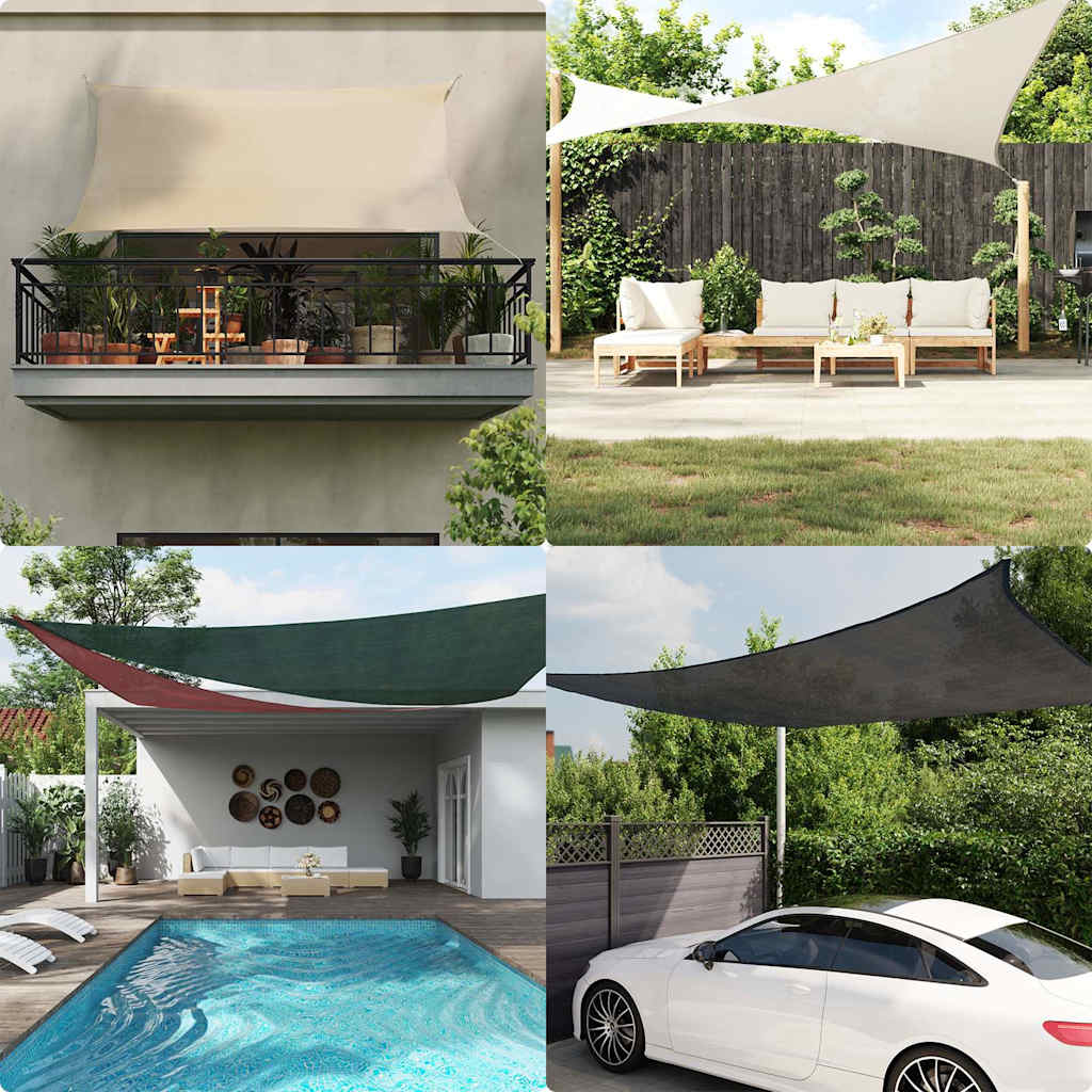 Vela Parasole 160 g/m² Terracotta 4x5x6,8 m in HDPE