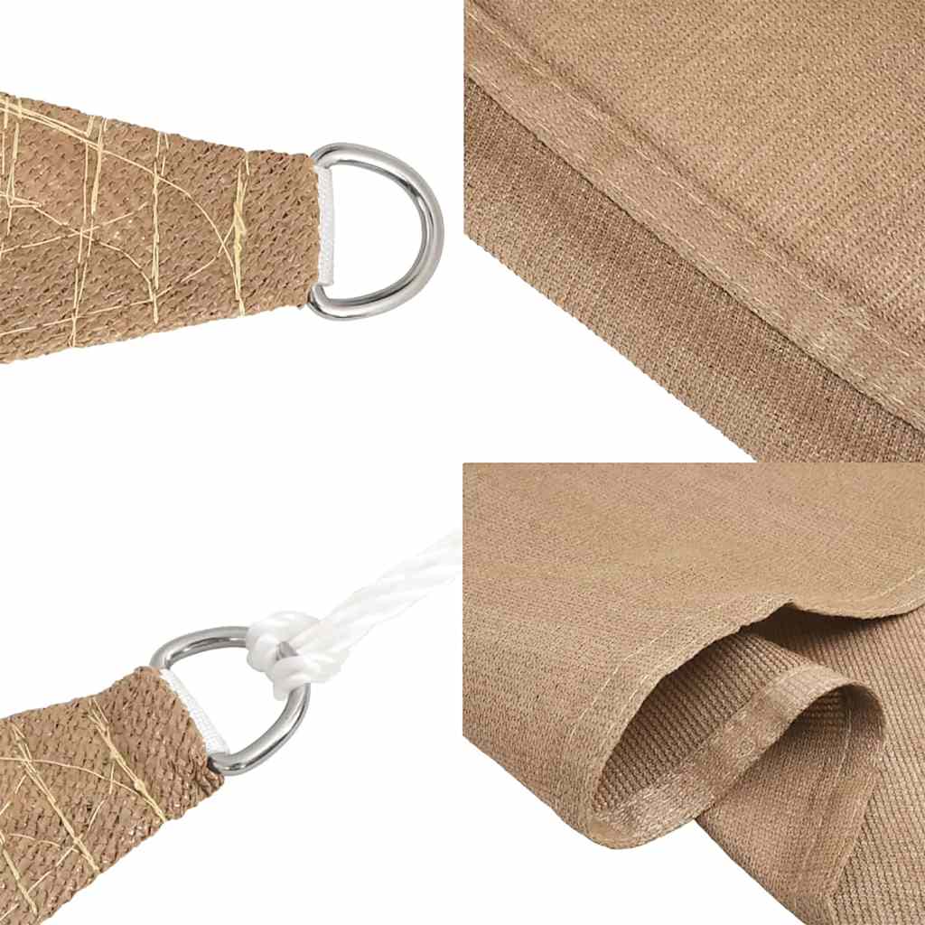 Vela Parasole 160 g/m² Grigio Talpa 2x2,5 m in HDPE