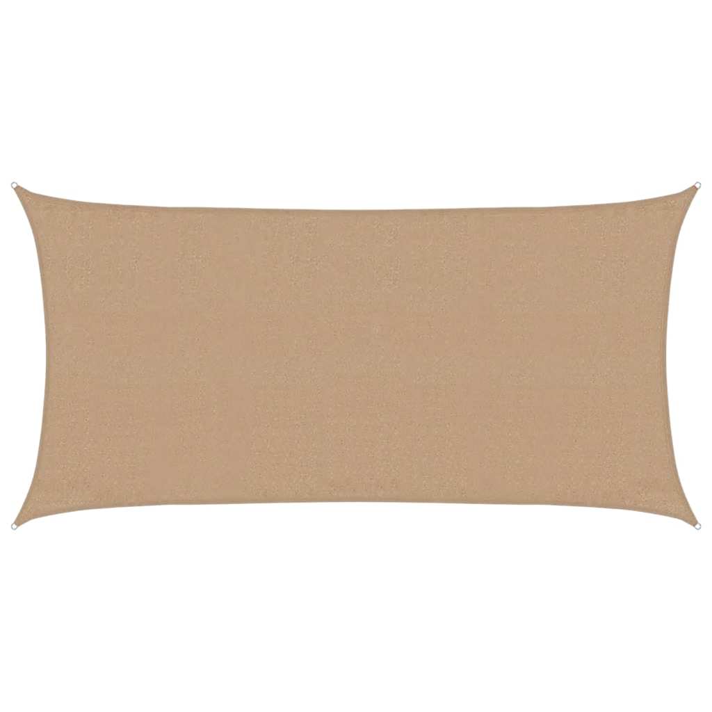 Vela Parasole 160 g/m² Tortora 3x6 m in HDPE