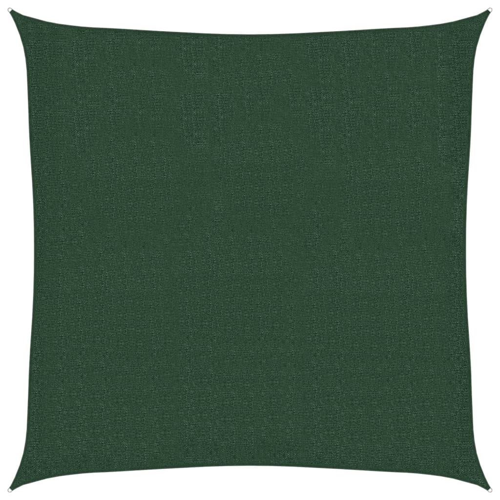 Vela Parasole 160 g/m² Verde Chiaro 3,6x3,6 m in HDPE