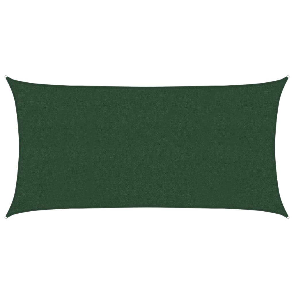 Vela Parasole 160 g/m² Verde Scuro 2x3,5 m in HDPE