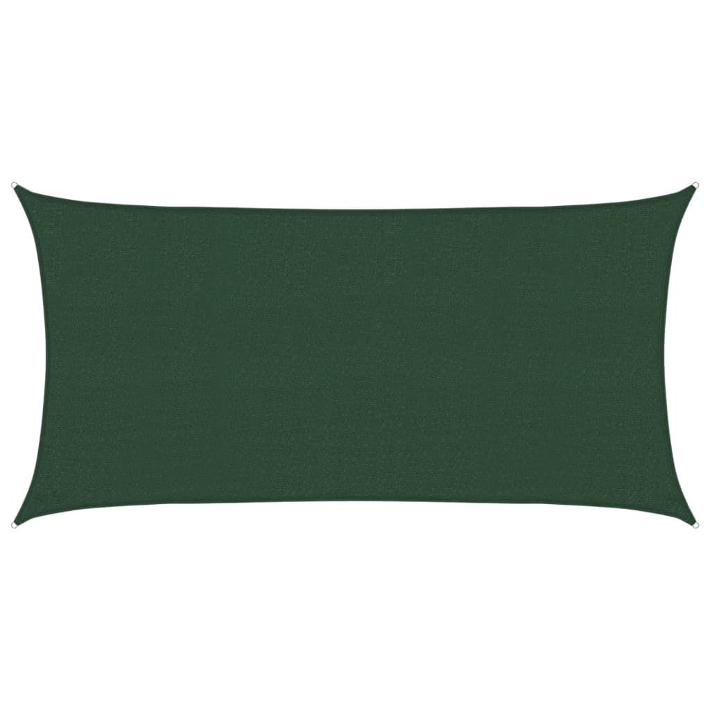 Vela Parasole 160 g/m² Verde Scuro 2x4 m in HDPE