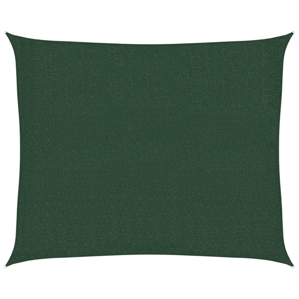 Vela Parasole 160 g/m² Verde Scuro 2,5x3 m in HDPE