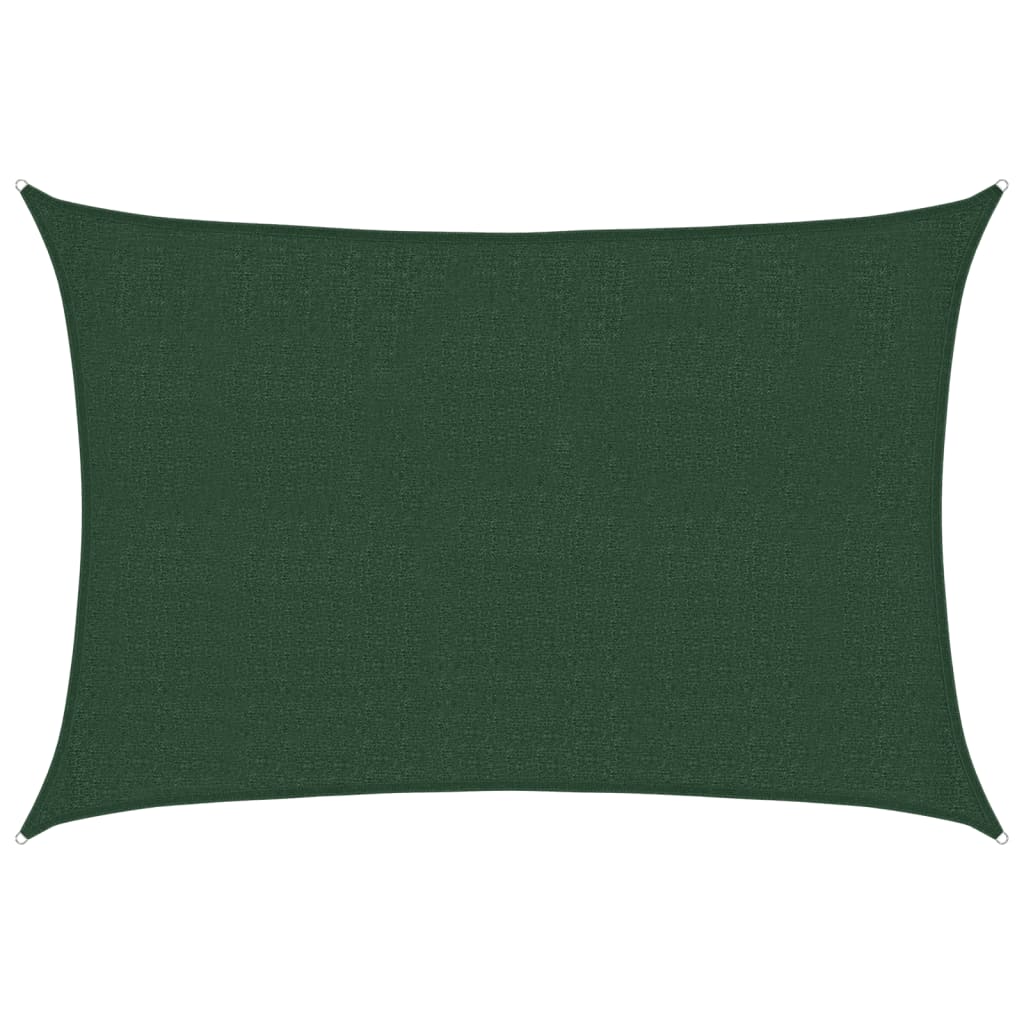 Vela Parasole 160 g/m² Verde Scuro 2,5x4 m in HDPE
