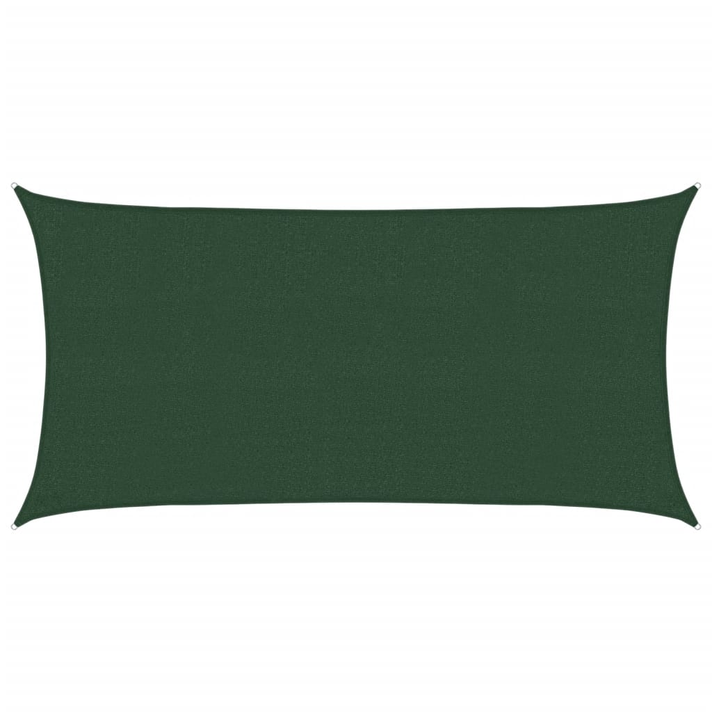 Vela Parasole 160 g/m² Verde Scuro 2,5x4,5 m in HDPE