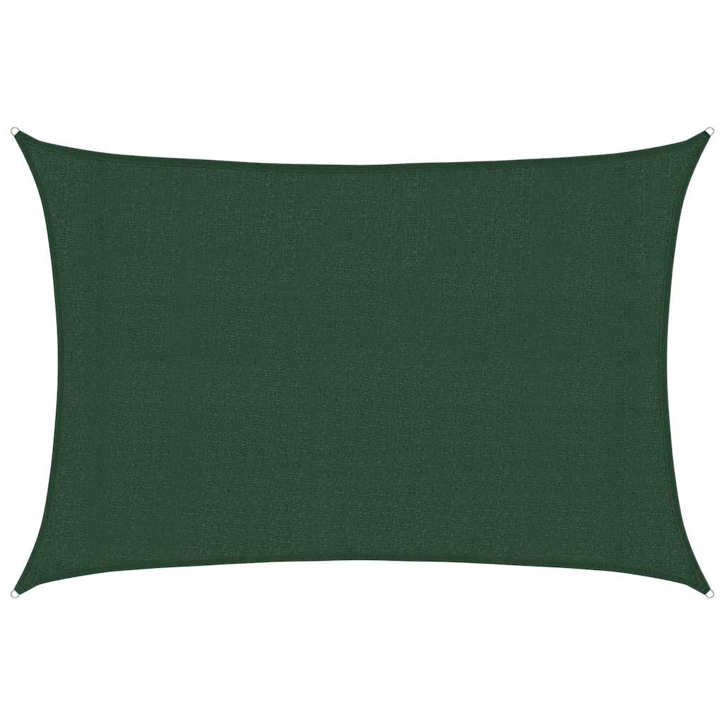 Vela Parasole 160 g/m² Verde Scuro 3x4,5 m in HDPE