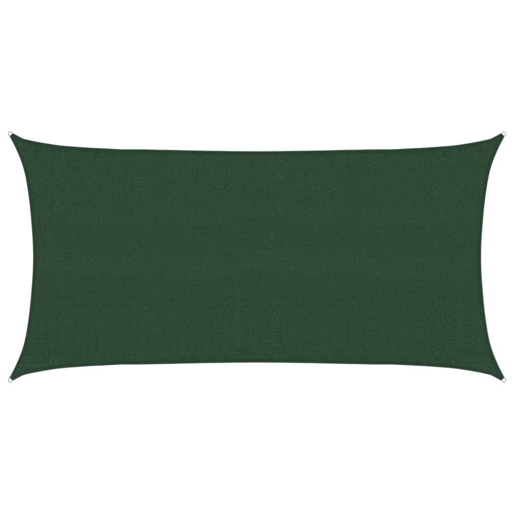 Vela Parasole 160 g/m² Verde Scuro 3x6 m in HDPE